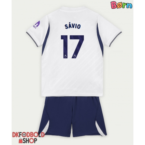 Tottenham Hotspur Savio #17 Hjemmebanesæt Børn 2026-27 Kort ærmer (+ korte bukser)